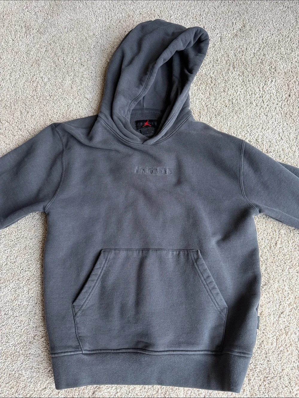 Jordan Charcoal Gray Pullover Hoodie